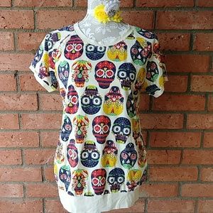 L Laifenni Sugar skull top